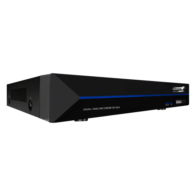 5MPX All in One Hybrid 16 Channels DVR Logan Technology